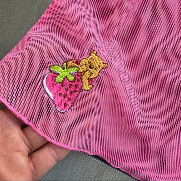 Disney Vintage Baby Winnie the Pooh mesh bathing suit coverup dress - Picture 2 of 5